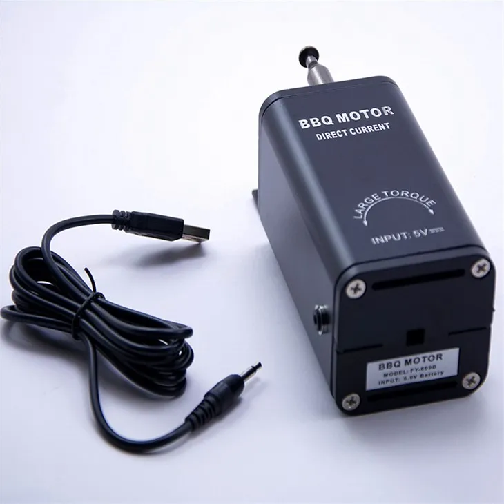 BBQEXPERT Kwalità Assigurata DIY Braai Roaster Spit Motor 5V Voor Rotisserie Motor Spit Roast Motors għall-Bejgħ FD609D