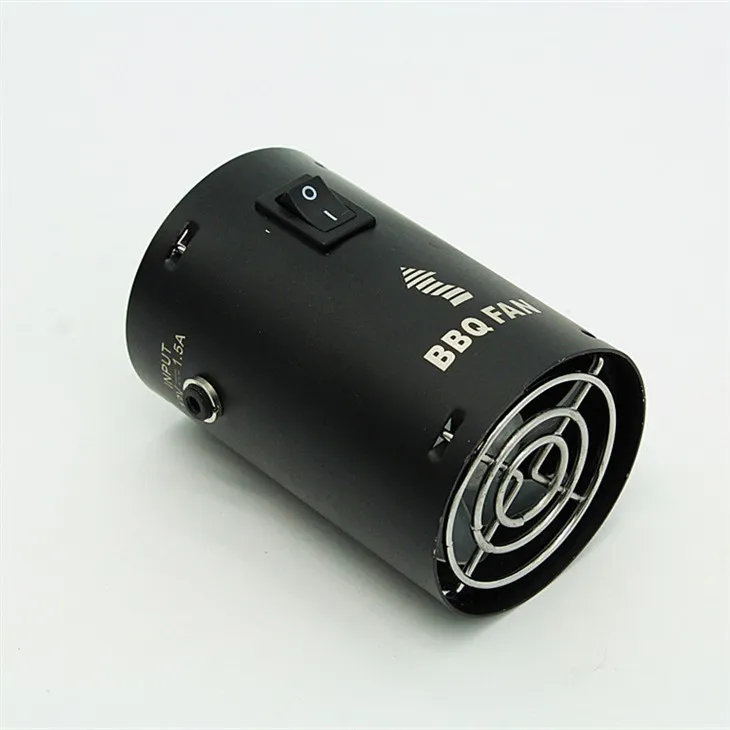 Disinn ġdid Round Barbecue Faħam tal-Kannol Blower 5V Grill Fan Blower b'Linja USB FD315A(R)