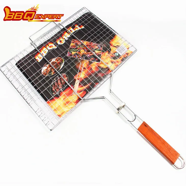 Saffi Doppju Kbar Barbecue Grill Għall Hamburger