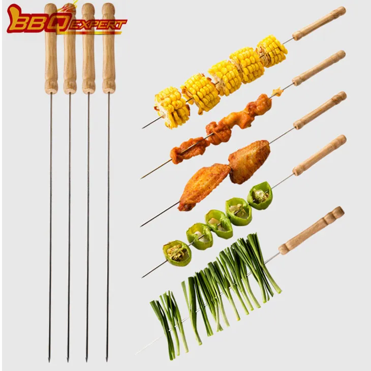 Skewers tal-BBQ tal-Manku tal-Injam ta 'barra għal-lampa u laħam